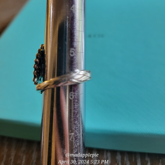 1885 Tiffany & Co. Ragged Sailor Spoon Ring in Sterling Silver Luxury Vintage 37 - Picture 14 of 14